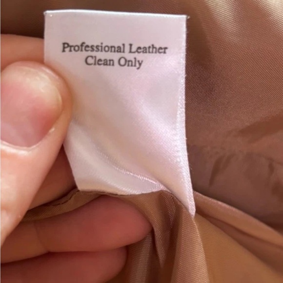 Coldwater Creek Tan Leather Jacket Womens Small Snaps Suede Equestrian Western - Picture 11 of 14